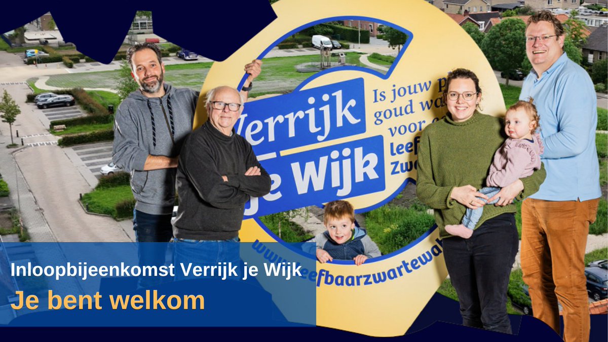 Wil jij met een goed plan jouw straat, wijk of het buitengebied mooier maken en de leefbaarheid versterken? Dat kan met Verrijk je Wijk! 💡
📆 Volgende week houden we inloopbijeenkomsten in elke kern. Je bent welkom. Meer weten? 👉 Kijk op bit.ly/434dilp