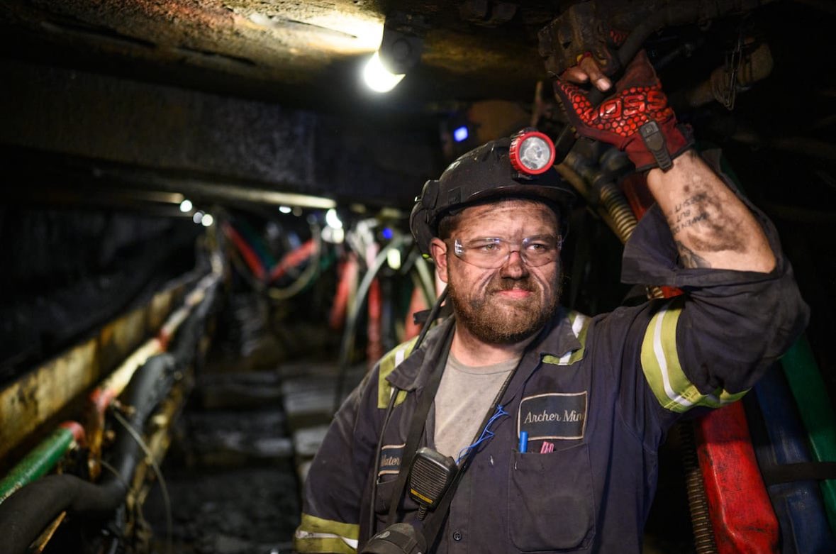 The ages of the miners we meet are as diverse as their educational backgrounds: A couple have doctoral degrees, others high school graduates, many more bachelor’s degrees. They’re passionate about the work underground in a way few understand. (Gift) wapo.st/4pZQjBN