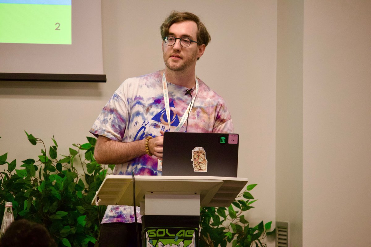 golab_conf's tweet photo. That’s a wrap! 🎉 Thanks to Nate Smith for “Goetics”. A refreshing reminder that Go is not just for systems — it’s a medium for creativity too. 🎨
#golang #golab2025 @nate_smith https://t.co/NWil39OeXM