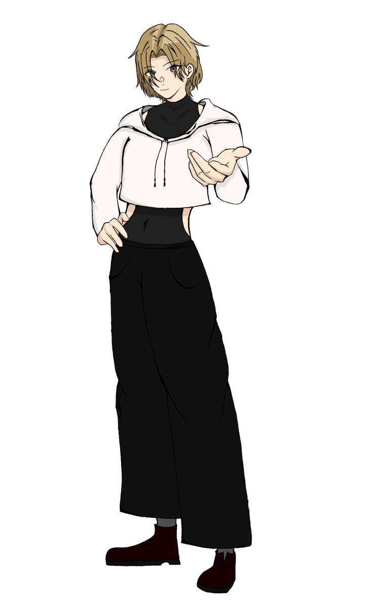 初手描き立ち絵できたぁ！！