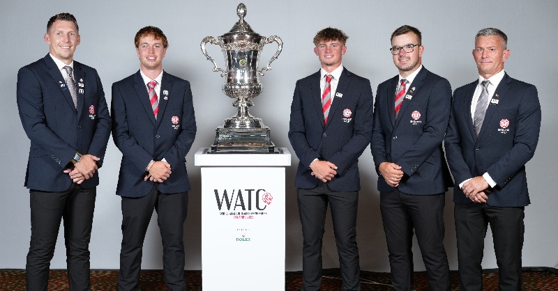 EnglandGolf's tweet photo. The stage is set for another week of the World Amateur Team Championships 🏆 

Good luck to Eliot Baker, Charlie Forster &amp; Tyler Weaver as they represent Team England in the Eisenhower Trophy. 🏴󠁧󠁢󠁥󠁮󠁧󠁿

Check out the tee times and follow the live scoring below. ⬇️