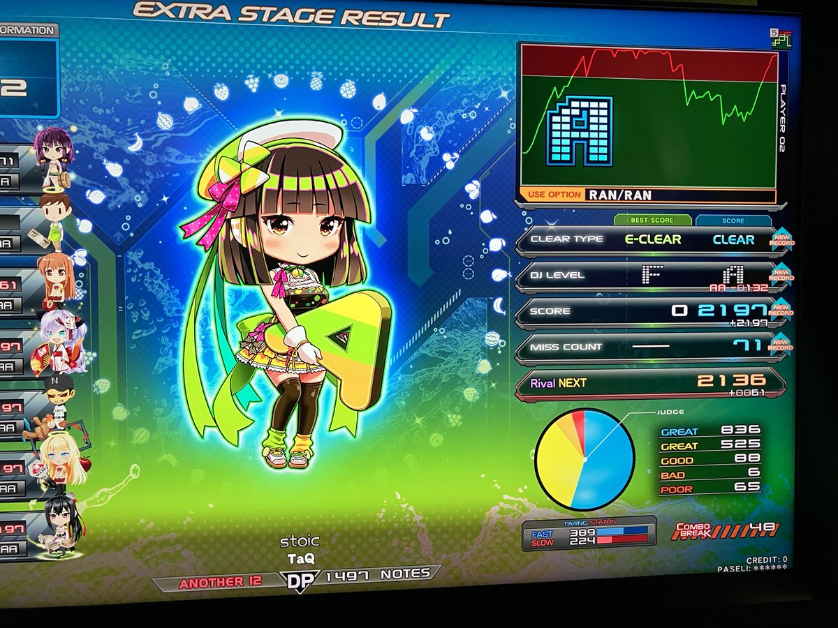 yossieiidx's tweet image. 直近のおビート！

両手DPランプ更新
⭐︎12 LASER CRUSTER (IGNITE REMIX)(DPA) ハード 貴重な★8台🤩
⭐︎12 NEW GENERATION(DPL) ノマゲ
⭐︎12 シュレーディンガーの猫(DPA) ノマゲ
⭐︎12 stoic(DPA) ノマゲ

#IIDX #DP