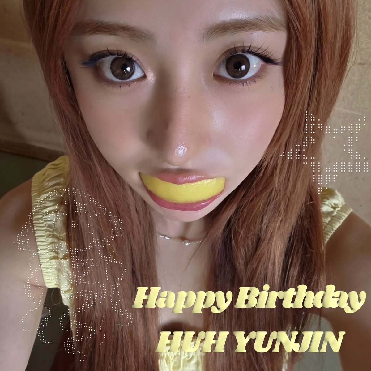 𝑯𝑨𝑷𝑷𝒀 𝑩𝑰𝑹𝑻𝑯𝑫𝑨𝒀 𝒀𝑼𝑵𝑱𝑰𝑵 ໒꒱୨୧.*

いつもたくさんの幸せをありがとう
これからもずっと大好きだよ〜ᐡ• ·̫ •̥ᐡᰔᩚ
ユンジンさんがこれからずっと
幸せで溢れた日々を過ごせますように✦.*

#24WavesOfYunjin
#스물네살_윤진이의_사랑의기록
#YUNJIN #윤신