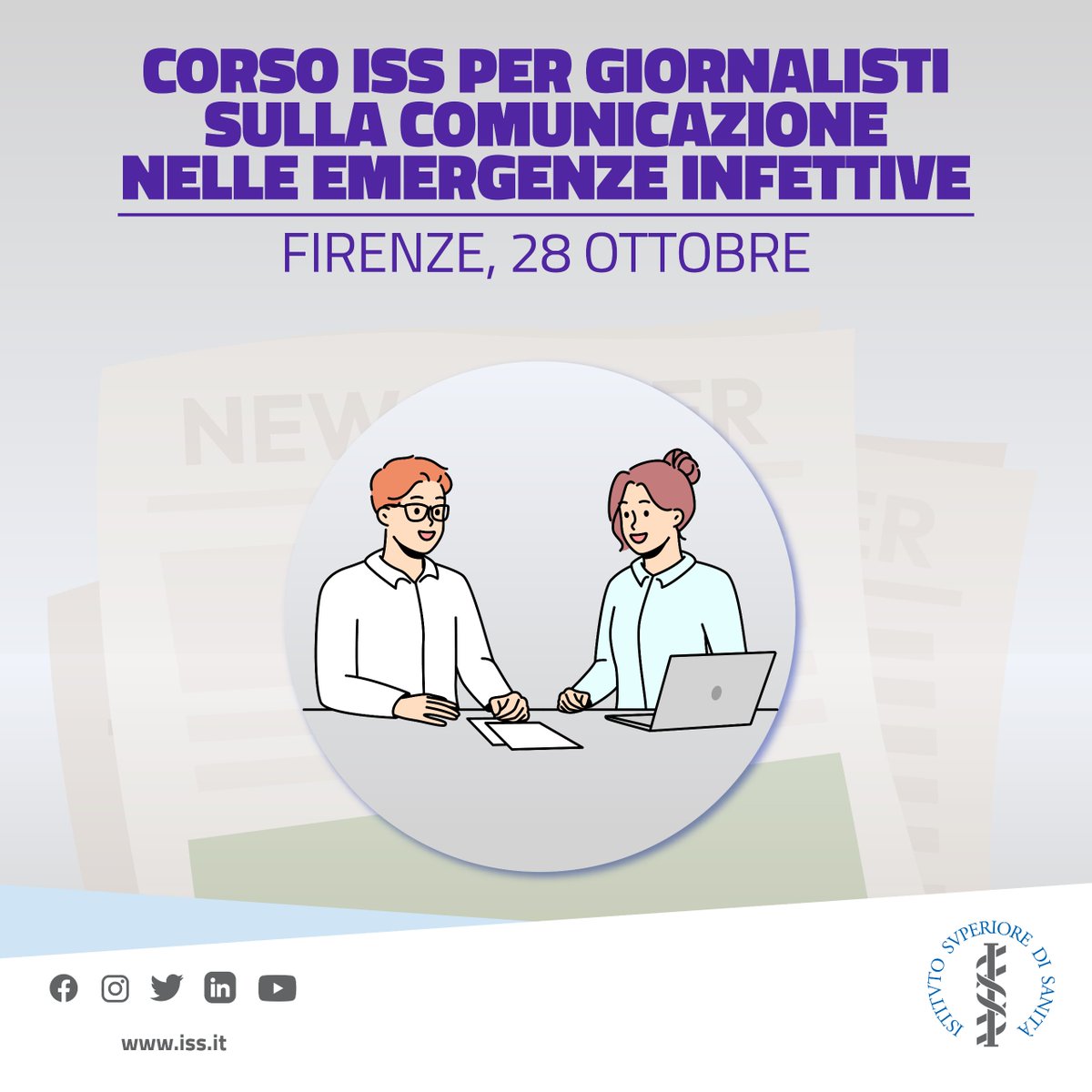 istsupsan's tweet photo. 📣 Aperte le #iscrizioni al #corso per #giornalisti per affrontare #infodemia e #fakenews nelle emergenze infettive!
🇪🇺Il corso rientra nelle attività del progetto europeo #PROVIDENT, e le iscrizioni dovranno pervenire entro il 26/10
🔎https://t.co/Fabm0iYP6x
#iss #giornalismo https://t.co/X9BkwR5FRI