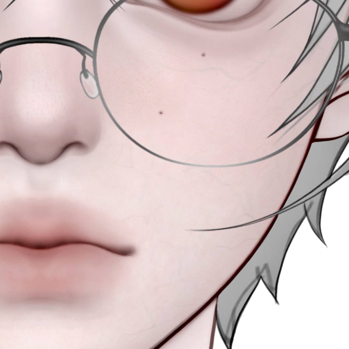 모공이랑 혈관 묘사 중
근데 확대해야 티가 나는...