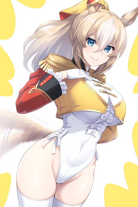 pixivにてリクエスト頂いたデュランダル
#雑に勝負服をミホノブルボン化するビーム 