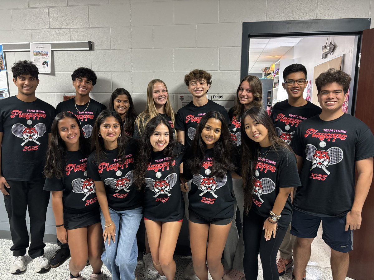 Seniors! Playoff Team Tennis Bi-District match today at Dawson!
3:00pm. Tiger Walk! <a href="/THS_Tigers/">Travis High School</a>