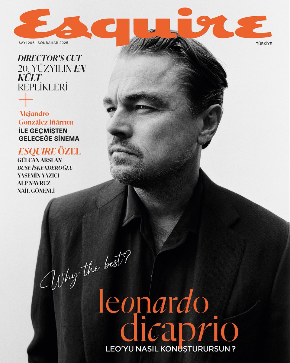 esquireturkiye's tweet photo. Esquire Türkiye 206. sayısının diğer kapak yıldızı #LeonardoDiCaprio’yu, konuşturmanın yolu ne? Paul Thomas Anderson’la aynı odaya koyun. İlk kez birlikte, kayıt altına alınmış uzun bir sohbette buluştular. Bu sohbette sadece derin mevzulara girmediler, bolca da güldüler. #ESQ206 https://t.co/o0OG5x6N1Z
