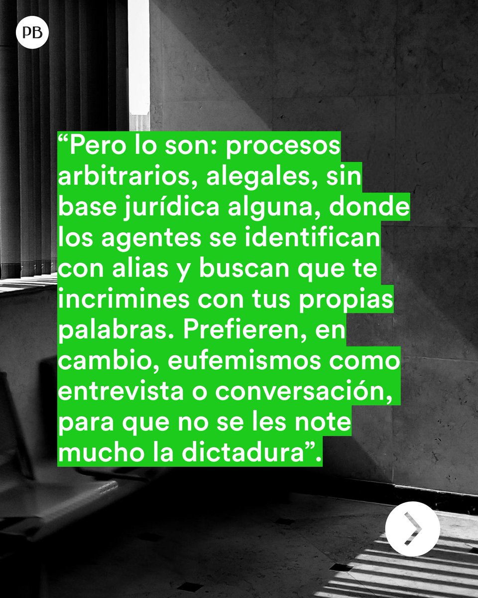 "Si estas páginas existen, significa que ya no estoy en Cuba, que mis hijos y yo llegamos a un lugar seguro. Y significa también que me botaron".

Testimonio de <a href="/Lien_Real_/">Hasta El Coño 🏳️‍🌈🇨🇺</a> sobre el interrogatorio que la llevó a exiliarse.

📌 periodismodebarrio.org/2025/10/testim…