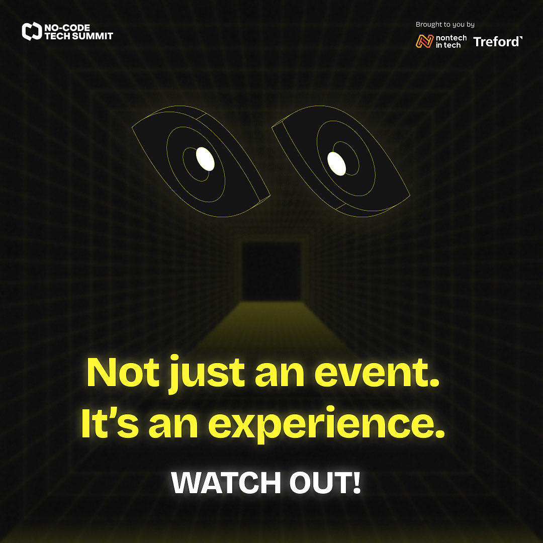 nocodesummit's tweet image. Ready for an experience of a lifetime? Buckle up, it&apos;s going to be a ride you never forget! 

#NoCodeSummit #NoCodeTechies #ComingSoon