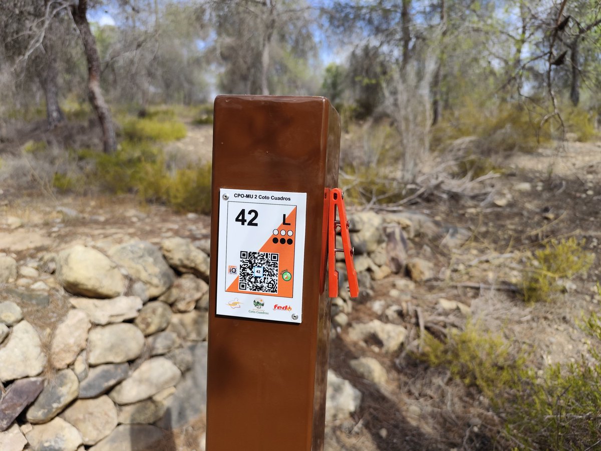 Balizas de orientación fabricadas en hierro #CircuitoPermanenteDeOrientación #Orienteering #Orientación
