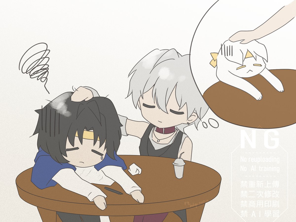 x06indigo's tweet photo. 🥹
#wiseharu #アキ悠 #zzzero #ゼンゼロ https://t.co/Rfw3kAyCSy