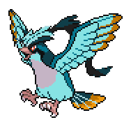 PkmnPedrusco's tweet photo. Hace más de un año hice la línea evolutiva de Pidgey, incluyendo Mega Pidgeot como forma regional del tipo Hielo-Volador. Tanto Pidgey, como sus evoluciones son atacantes especiales, aprendiendo Tornado, Nieve Polvo, Viento Hielo...

Hay muslo de pollo en el congelador.
El muslo: https://t.co/JN4ONEf5AR