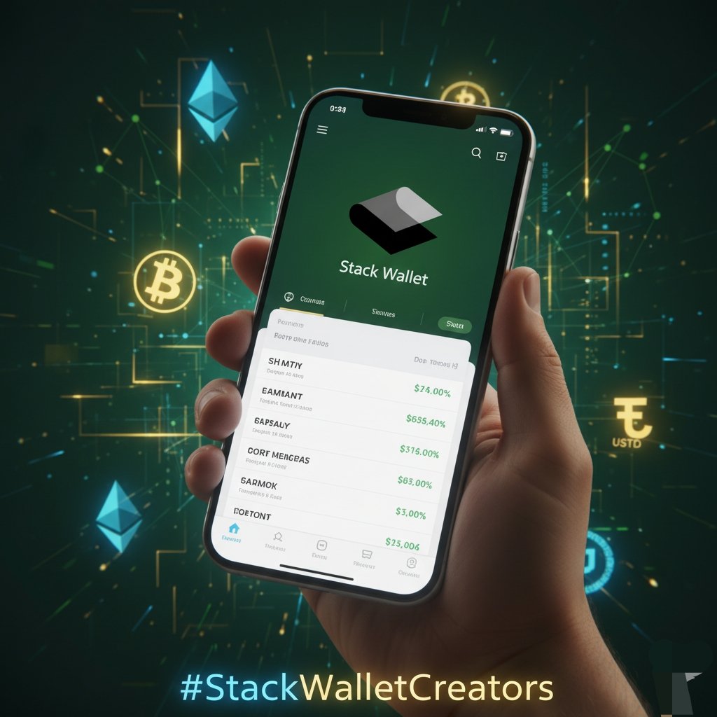 AllodjiSamson's tweet image. 🔥 Je viens de tester Stack Wallet et j’adore la fluidité et le design 📳
Je vous invite à faire pareil pour avoir vos wallets, c’est simple et rapide 🪄

L’UI est clean, intuitive et donne envie d’explorer encore plus ! 🚀
#StackWalletCreators @Stack_Africa
