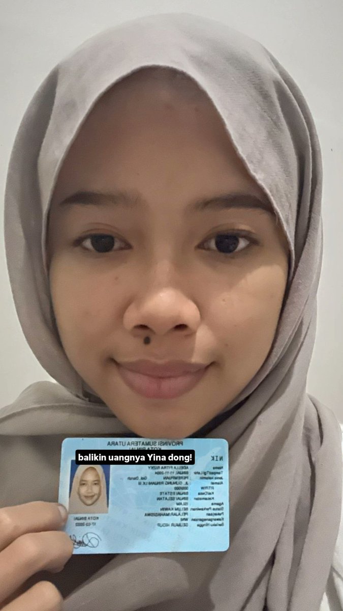 kayinapinpri's tweet photo. SCAMMER PINPRI

ADELLA FITRA RIZKY

Alamat KTP : jl. gunung rinjani lk 3 binjai estate no 24
No Wa : 089694483908
Norek: 023801076207502 BRI 

Mahasiswi STKIP BUDIDAYA BINJAI Pendidikan Bahasa Inggris

maling gak tau diri, HATI HATI NIH masih ngiter pinpri

#zonauang #penipu https://t.co/cGzvWsUkjG