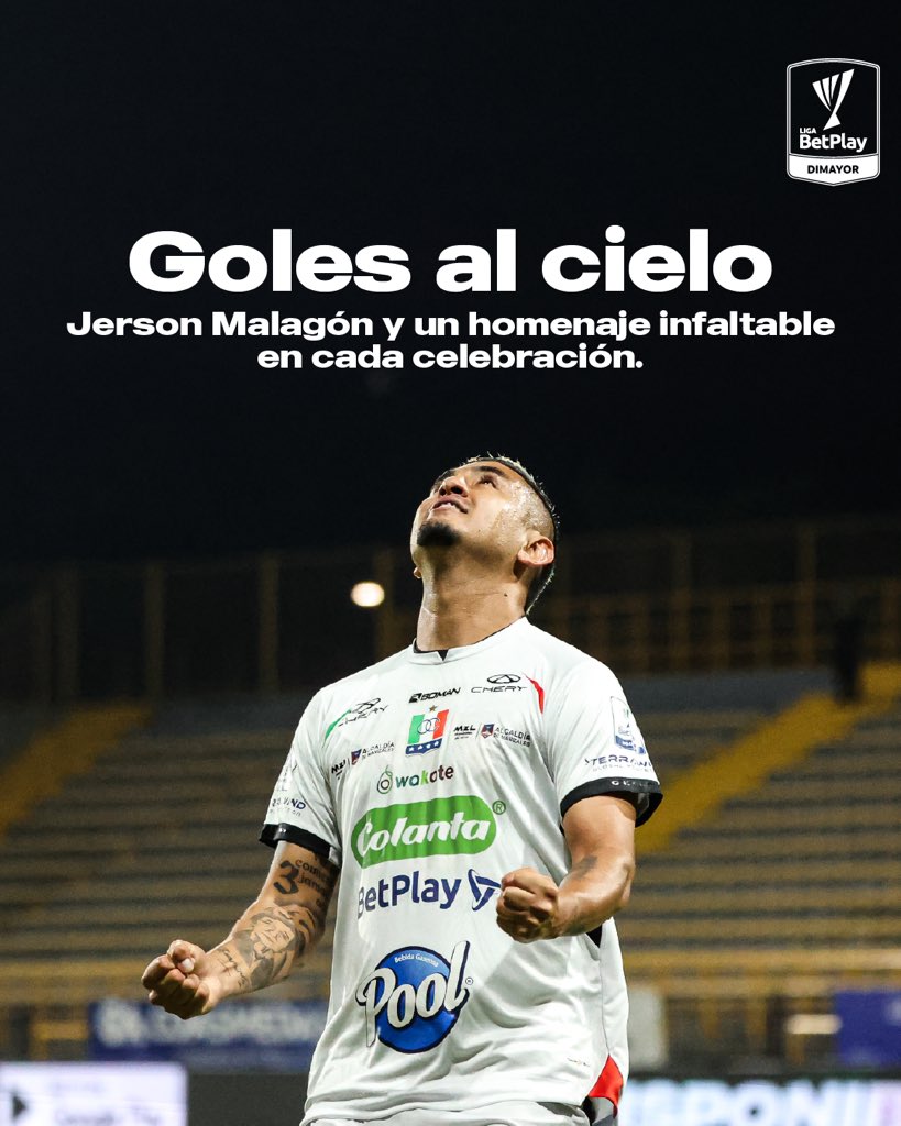 LigaBetPlayD's tweet image. Bajo su camiseta, Jerson Malagón tiene un enorme motivo para celebrar cada gol. ❤️‍🔥

#UnaLigaConMásPasión #LigaBetPlayDimayor #fpc #futbolcolombiano