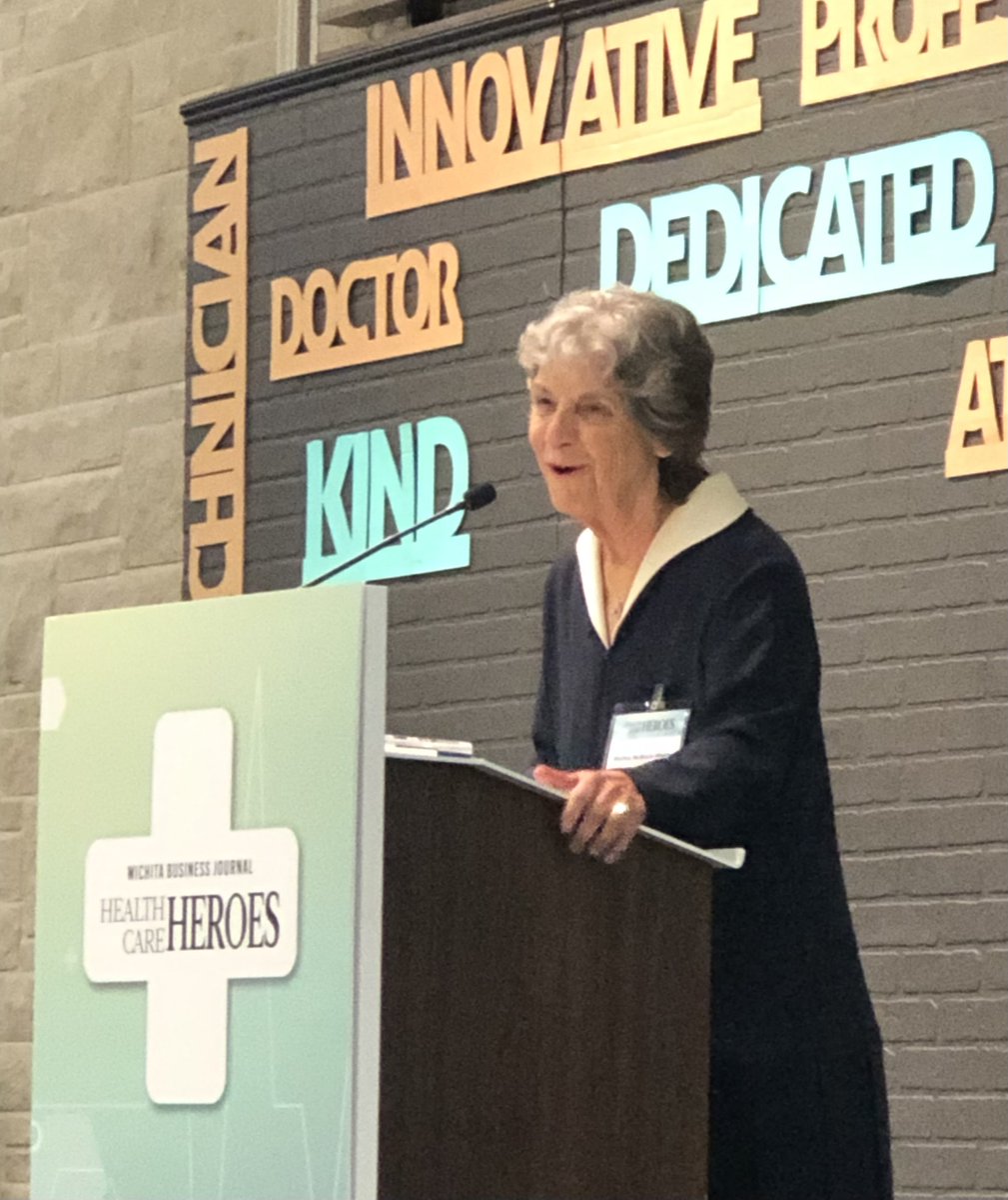 Congratulations to our alumni, staff and faculty members who were recently recognized by <a href="/ICTBizJournal/">Wichita Business Journal</a> as Health Care Heroes, including one honored for lifetime achievement. 🩺 kumc.edu/school-of-medi… #JayhawkDocs #WeDocThis