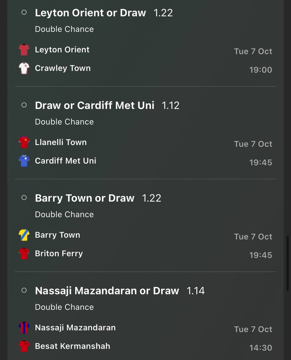 DAILY ACCA ⚽️

t.me/+yYq25C02KLJmN…

#Fliff #GamblingTwitter #PlayerProps #MLBProps #MLBPicks #Fanduel #Betmgm #PrizePicks #UnderdogFantasy   #ACCA