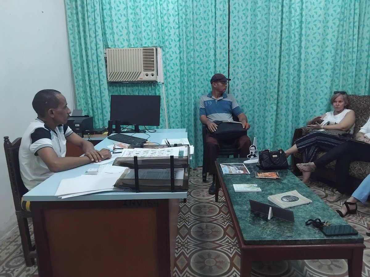 Partes del Comité Organizador se reúne desde la Dirección Municipal de Cultura en Bayamo para intercabiar sobre las primeras ideas de la Jornada Fundacional por el aniversario 512 de la Villa San Salvador de Bayamo del 3 al 5 de Noviembre.
#CulturaBayamo