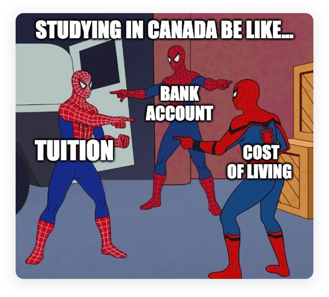 PassageHQ's tweet photo. 🇨🇦Studying in Canada really feels like this👆
But it doesn’t have to be this way. Passage makes studying in Canada possible without the struggle. #studyincanada #meme https://t.co/m4A6jsaMkA