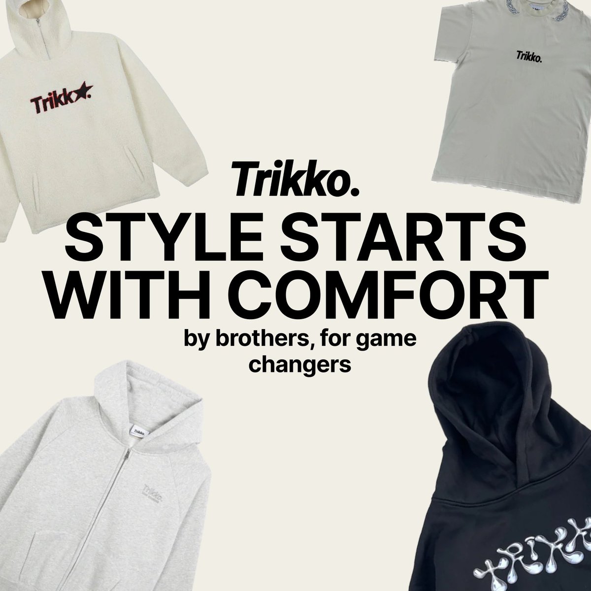 jpegsmafiax's tweet image. Static ad concepts for @trikkobrand