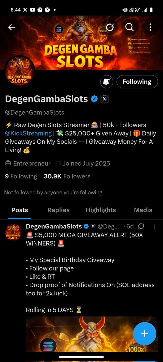 BasilCp8's tweet photo. @DegenGambaSlots @Barcode0916 81dseAmctxpSG5WhZtkgan1BCRbkJx5j27pKBcrdSdvp https://t.co/HNS264WI8p