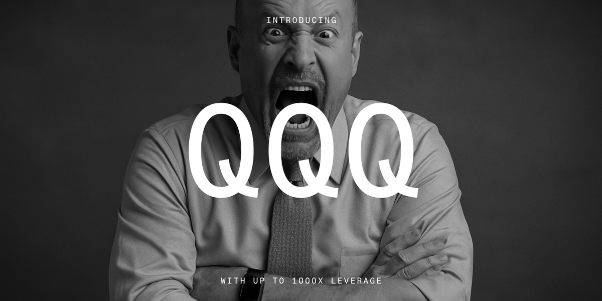 aevoxyz's tweet image. New Degen Listing: $QQQ (Invesco QQQ Trust)

Trade it here with up to 1000x leverage:
degen.aevo.xyz/trading/qqq