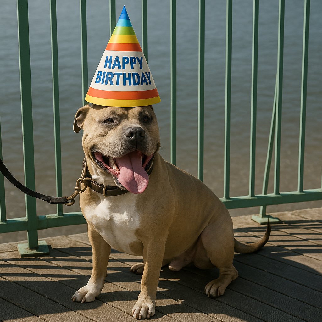 HarleysAlterEgo's tweet image. To my baby, my pain in the butt, my papa who has been my emotional support pawperson. Happy 3rd Birthday!!!  
#AmericanBully  #PawtyTime #DogsofNYC #PittieLove