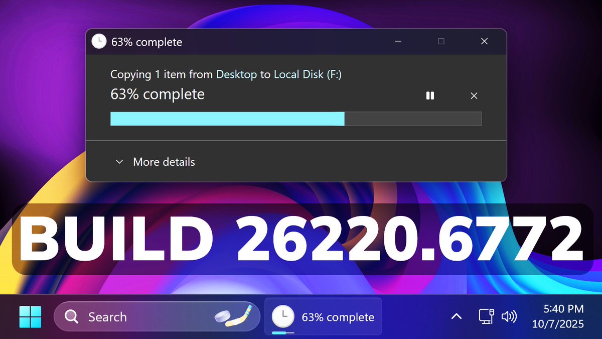 itstechbased's tweet image. New Windows 11 25H2 Build 26220.6772 – New Dark Mode Dialogs, Windows Setup Changes and Fixes (Dev)
More info: youtu.be/uiNM_TalCSg