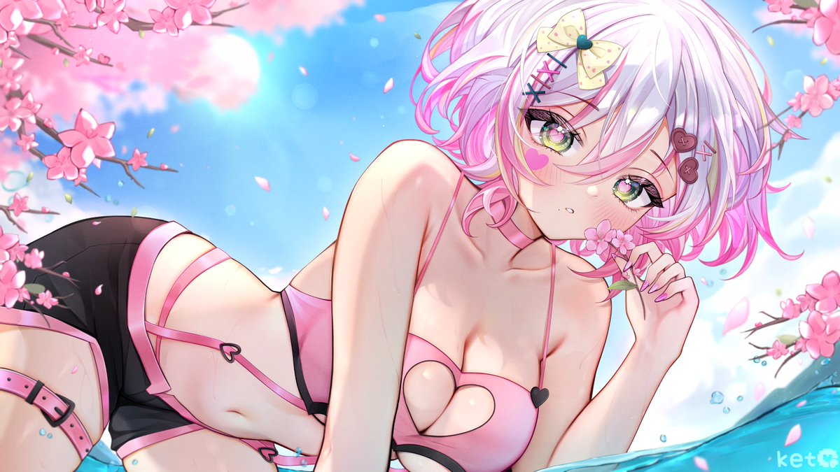 #commission for <a href="/Rou_Chiii/">Rouchii 🪷 |</a> thank you! 🌊🌺