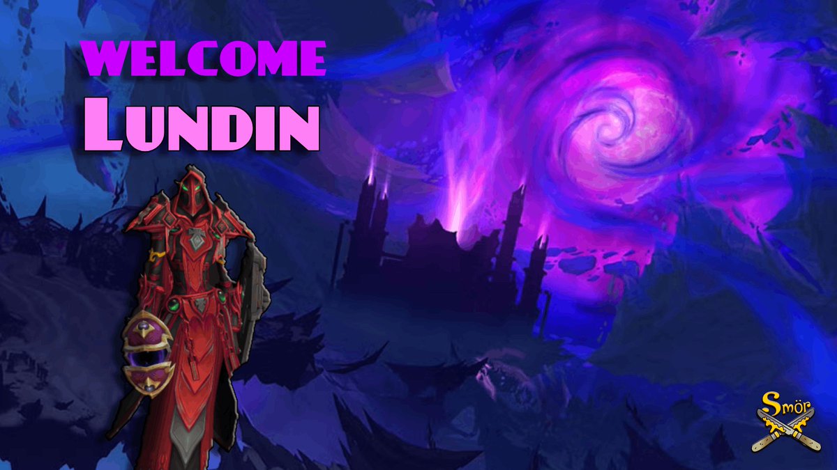 GuildSmor's tweet image. Nästa healer är även klar för Smör. Vi välkomnar Lundin från Skattkistan! 🤝