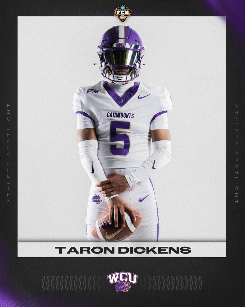 NCAA FCS Football (@ncaa_fcs) on Twitter photo โผ๏ธ May we present to you, the newest record holder for the Most Pass Completions in a Single Game (going 46/46), and this week's #FCS Athlete Spotlight...
THEE TARON DICKENS (<a href="/behumbletyger5/">Taron J Dickens</a>) ๐ โผ๏ธ May we present to you, the newest record holder for the Most Pass Completions in a Single Game (going 46/46), and this week's #FCS Athlete Spotlight...
THEE TARON DICKENS (<a href="/behumbletyger5/">Taron J Dickens</a>) ๐