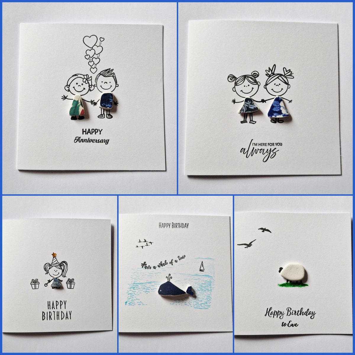 More beach pottery cards available in my #etsy shop. I know they arent everyone's cup of tea but they seem popular. Kaiscards.etsy.com 

#etsycarddesigner #etsycardsforsale #etsycardmaker #etsycards #etsyhandmadecards #etsyhandmade #etsyscotland #beachpottery #seapottery