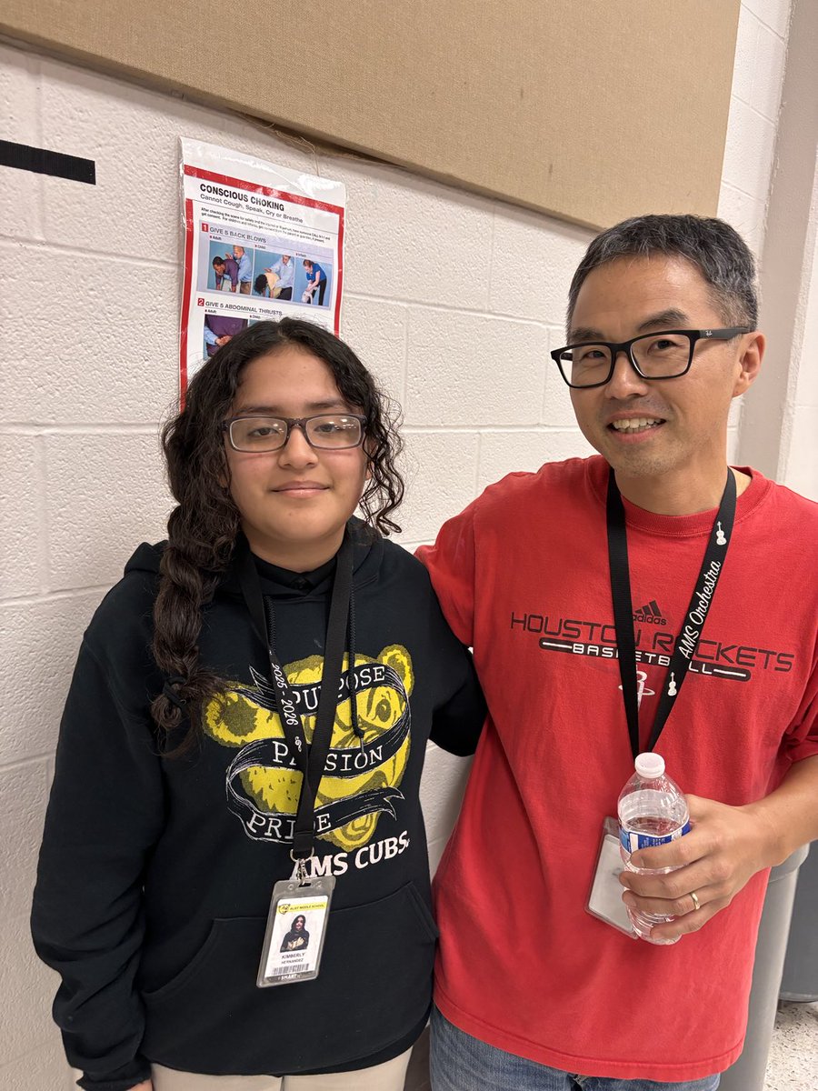 alief_middle's tweet image. 🎻 This past Saturday, AISD held to select 40 elite students for this year’s Honor Orchestra—11 talented musicians from Alief Middle School made the cut! 👏
Special shoutout to Kimberly Hernandez, first 7th grader ever to earn #1 in the district! 🌟

#AliefISD #HonorOrchestra