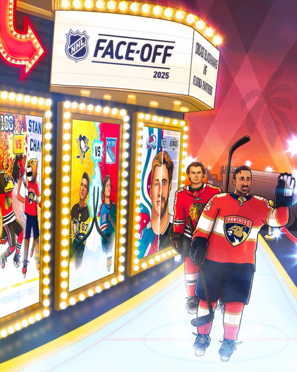 🚨 PUCK DROP IMMINENT! 🚨 

2025-26 NHL season explodes onto the ice TONIGHT with back-to-back champs Florida Panthers raising the banner before battling the Blackhawks 🏆 

📺: <a href="/NHLBlackhawks/">Chicago Blackhawks</a> vs. <a href="/FlaPanthers/">Florida Panthers</a> at 5p ET, <a href="/penguins/">Pittsburgh Penguins</a> vs. <a href="/NYRangers/">New York Rangers</a> at 8p ET, and <a href="/Avalanche/">x - Colorado Avalanche</a> vs.