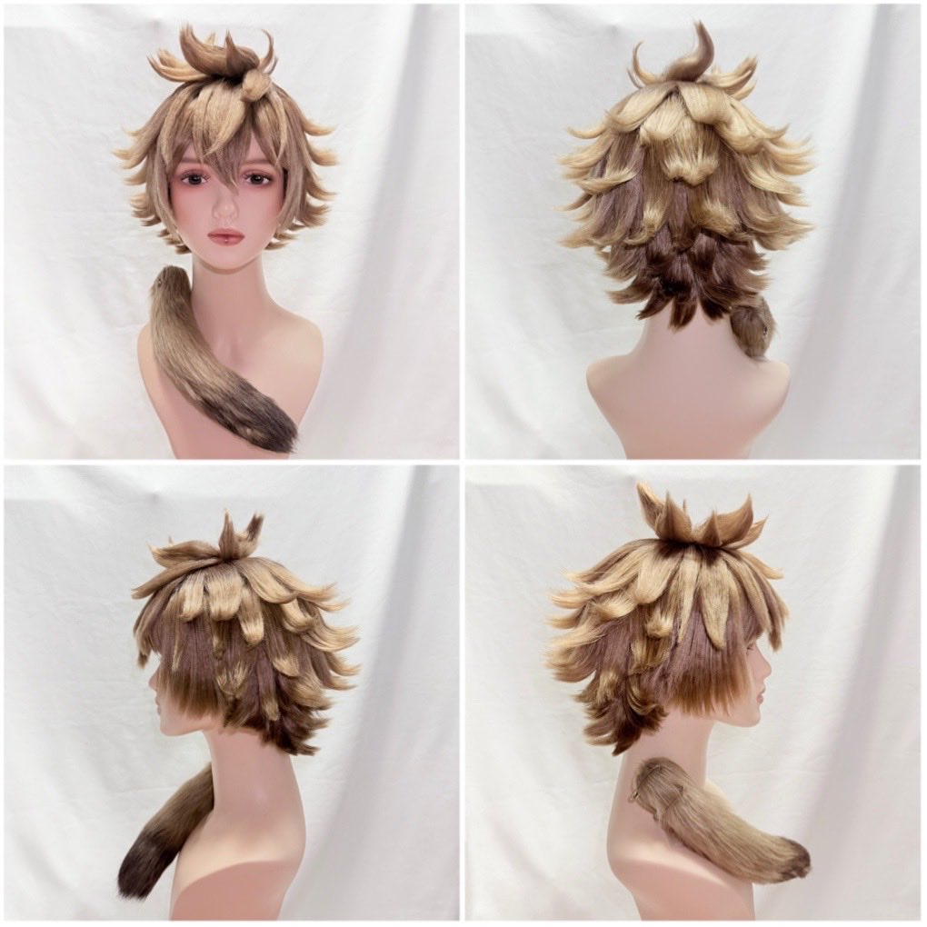 ꕤ︎︎·͜·オーダーいただきましたꕤ︎︎·͜·

✦・┈┈┈┈┈┈┈┈┈┈ ・✦

ツイステッドワンダーランド

ラギー・ブッチ

✦・┈┈┈┈┈┈┈┈┈┈ ・✦
尻尾も作りました🐕 ͗ ͗

#KNCR_オーダー
 #ウィッグオーダー  #コスプレ
 #ウィッグ  #ツイステコス 
 #ラギーブッチ  #ラギー  #ツイステ