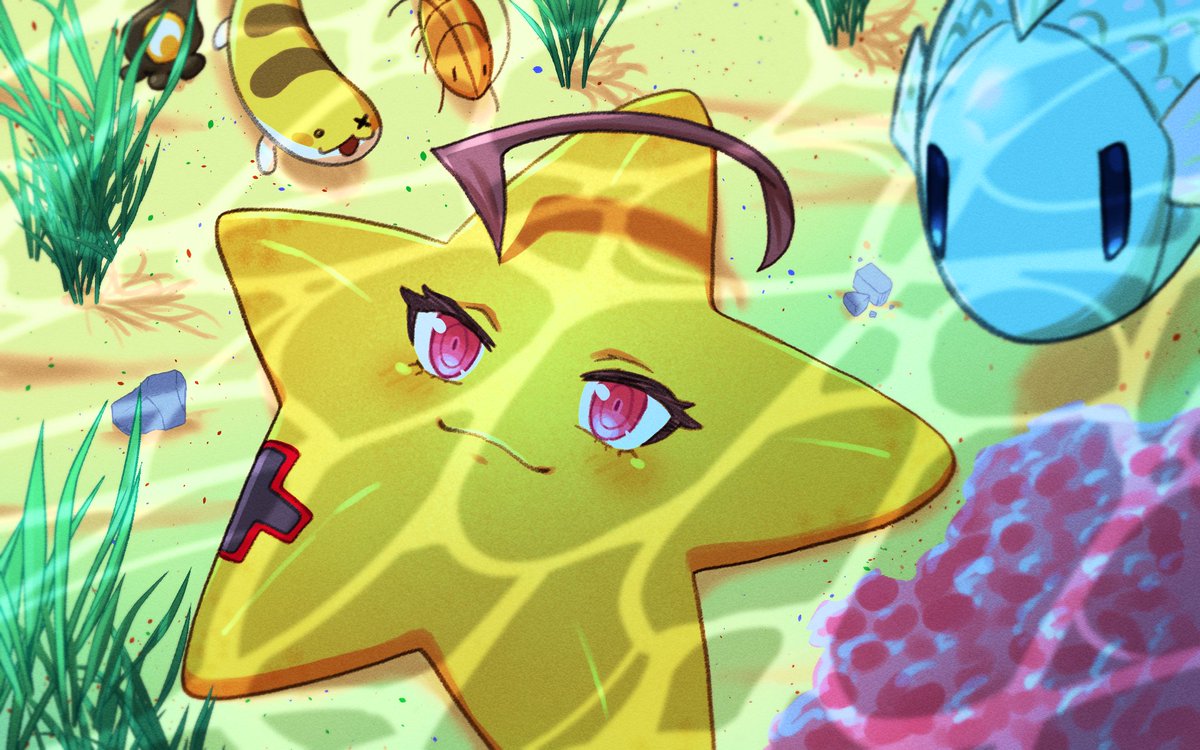 SprigganTweet's tweet image. #HOLOctober day 07 Starfish
#rkggk