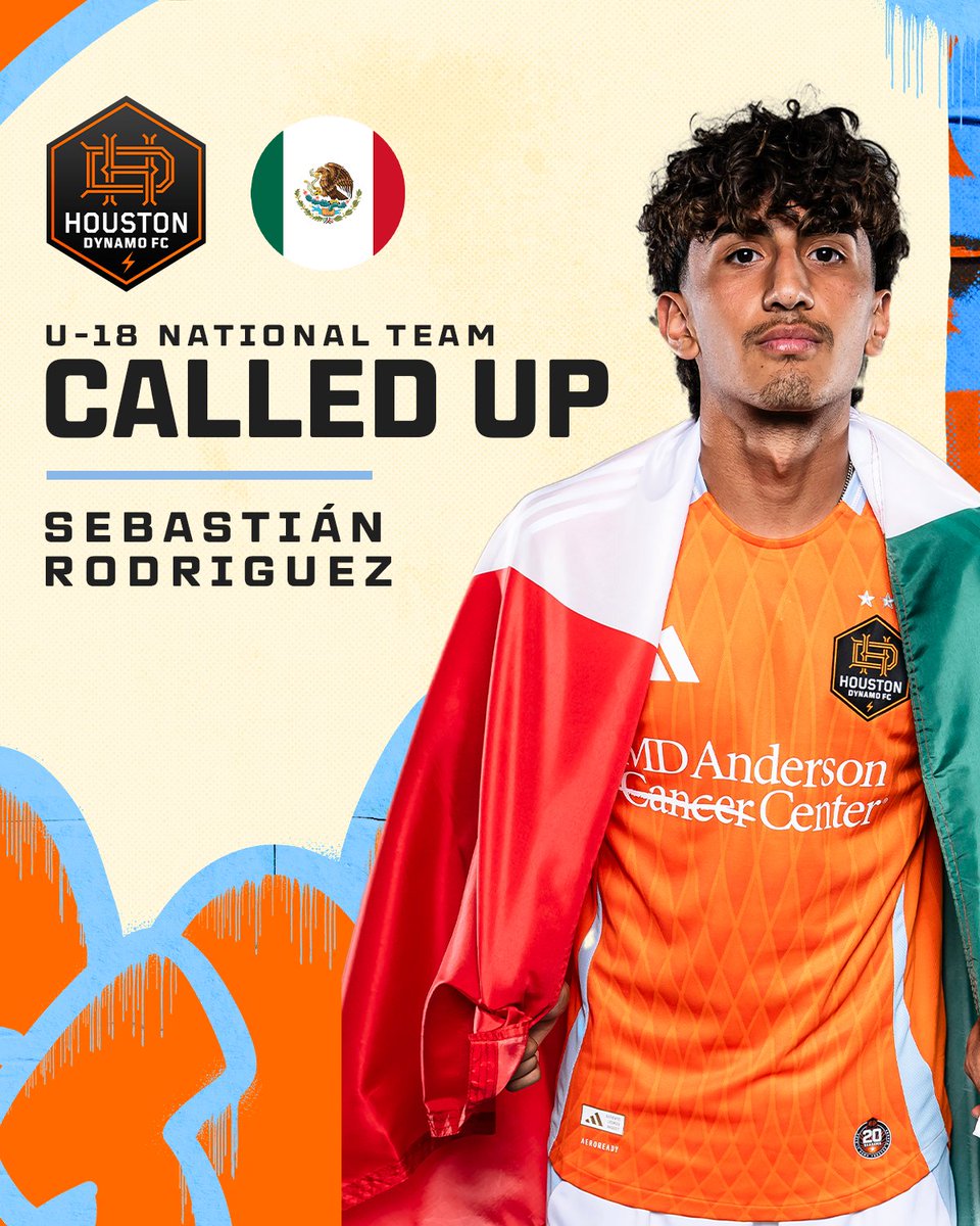 HoustonDynamo's tweet image. Called Up 🇲🇽
Congrats to Sebastian for getting called up to MYNT U-18!