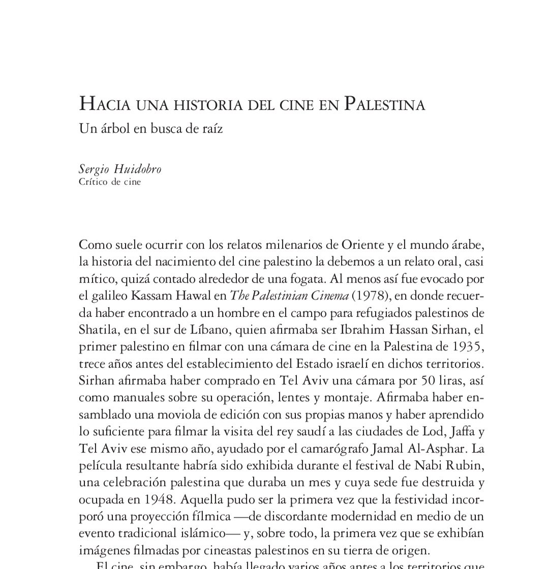 El 7 de Octubre debe ser un día dedicado a la memoria palestina y sus incontables meandros.

Les invito a leer 'Un árbol en busca de raíz ', mi ensayo sobre la memoria audiovisual de 🇵🇸 publicado por el <a href="/CIDE_MX/">CIDE</a> 

Palestina es defender lo humano

ecos.cide.edu/wp-content/upl…