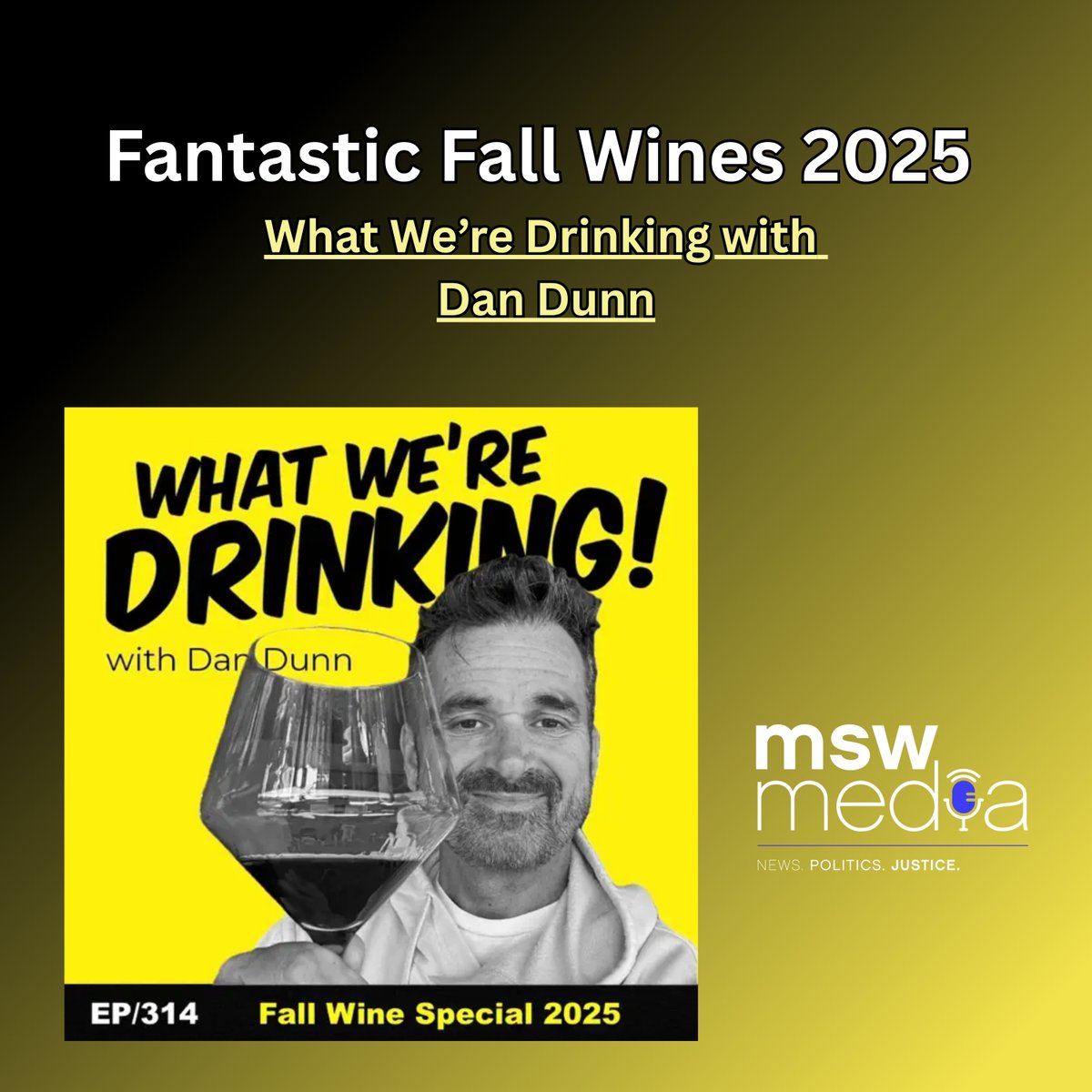 mswmediapods's tweet image. New #WhatWereDrinking podcast with Dan Dunn @theimbiber #MSWMedia
Listen: podcasts.apple.com/us/podcast/fan…