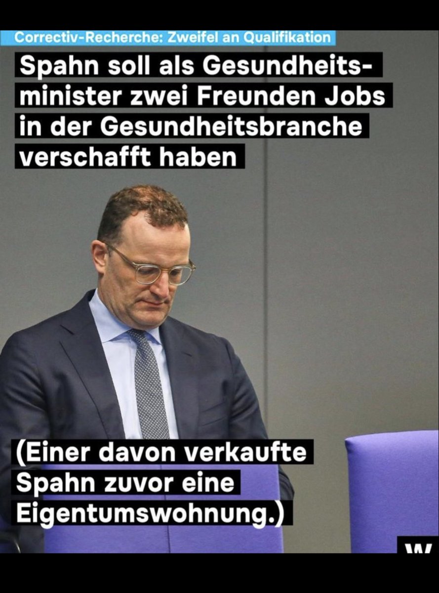 <a href="/derspiegel/">DER SPIEGEL</a> Bitte auch die ganzen anderen vermeintlichen Mauschelein überprüfen! Danke!
#SpahnUntersuchungsausschuss 
#Spahnrauswurf 
#SpahnRücktritt 
#SpahnImmunitaetsaufhebung