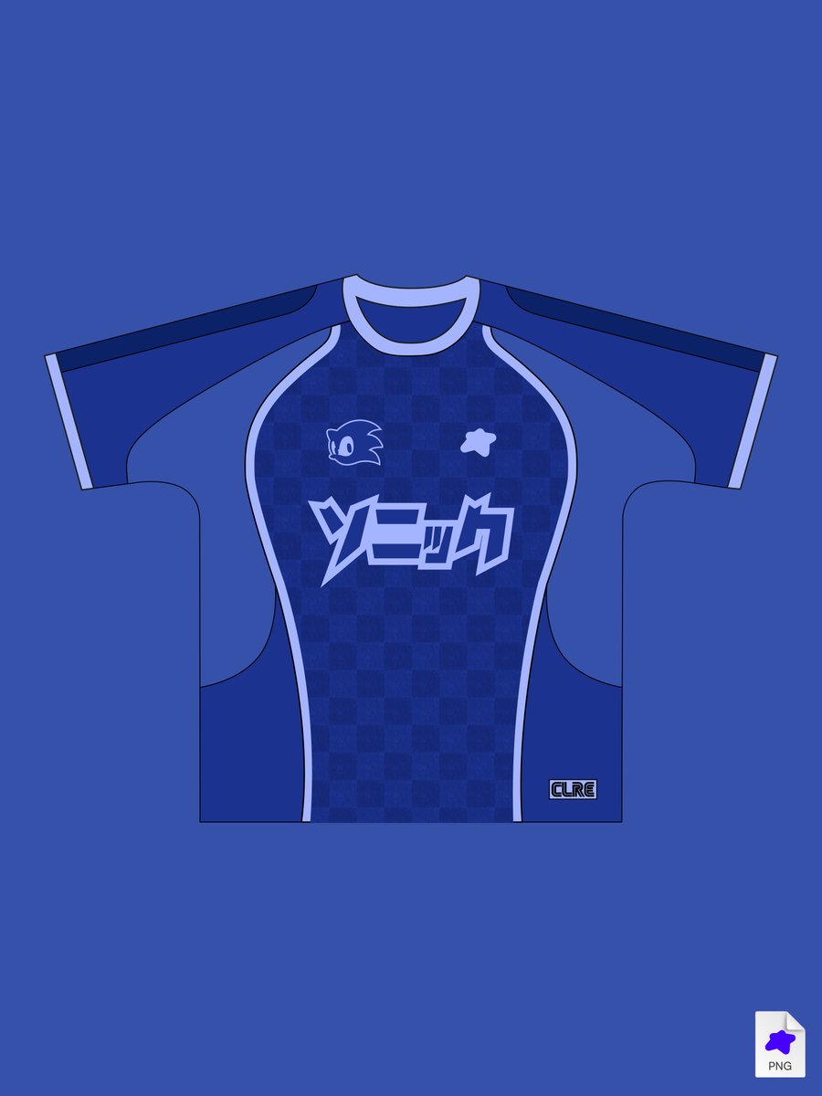JClementC's tweet image. SONIC JERSEY CONCEPT🩵