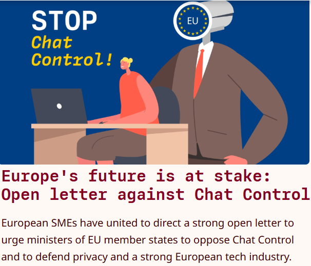 Matthijs85's tweet photo. Digital Sovereignty cannot be achieved if EU undermines the security and integrity of its own tech businesses by mandating client-side scanning or undermining encryption. #EU #ChatContol #privacy #CyberSecurity
European tech warns against Chat Control: https://t.co/njhQb6DWwq https://t.co/M3UjWZ2LPq
