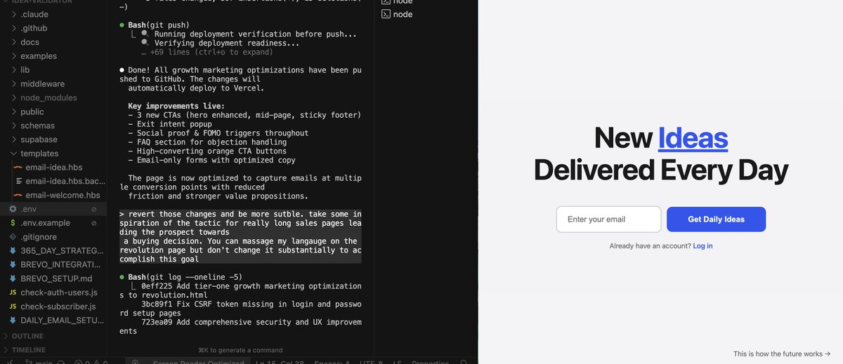 This feels different. 

I just did a one-day Adam Savage style build with Claude Code.

Started at 8am with an idea. By 6pm I had a working app. Frontend, Backend, Auth, APIs....

No stack overflow. No tutorial hell. Just building.