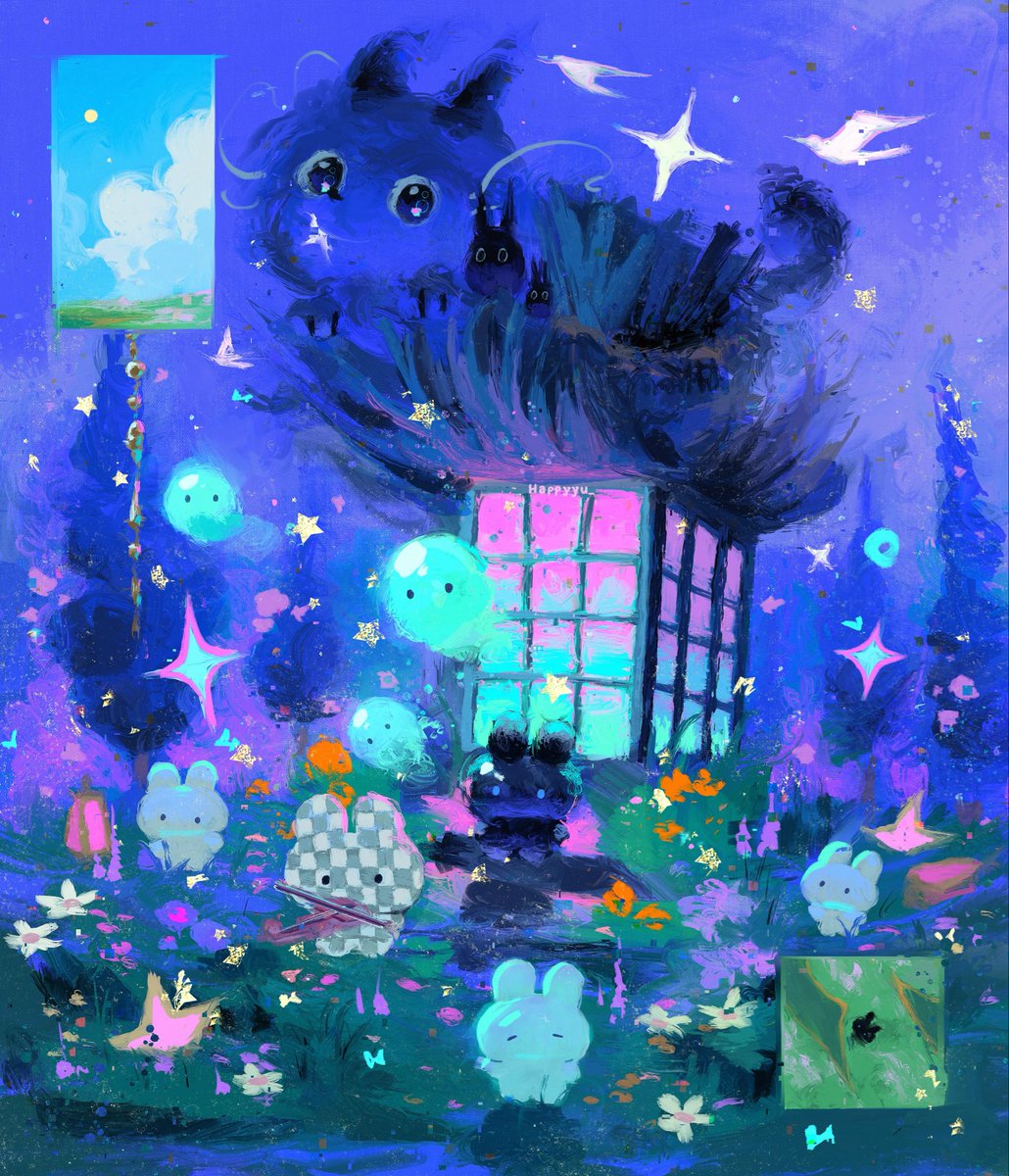 ‧✧̣̥̇‧🐰💜👻✩‧₊