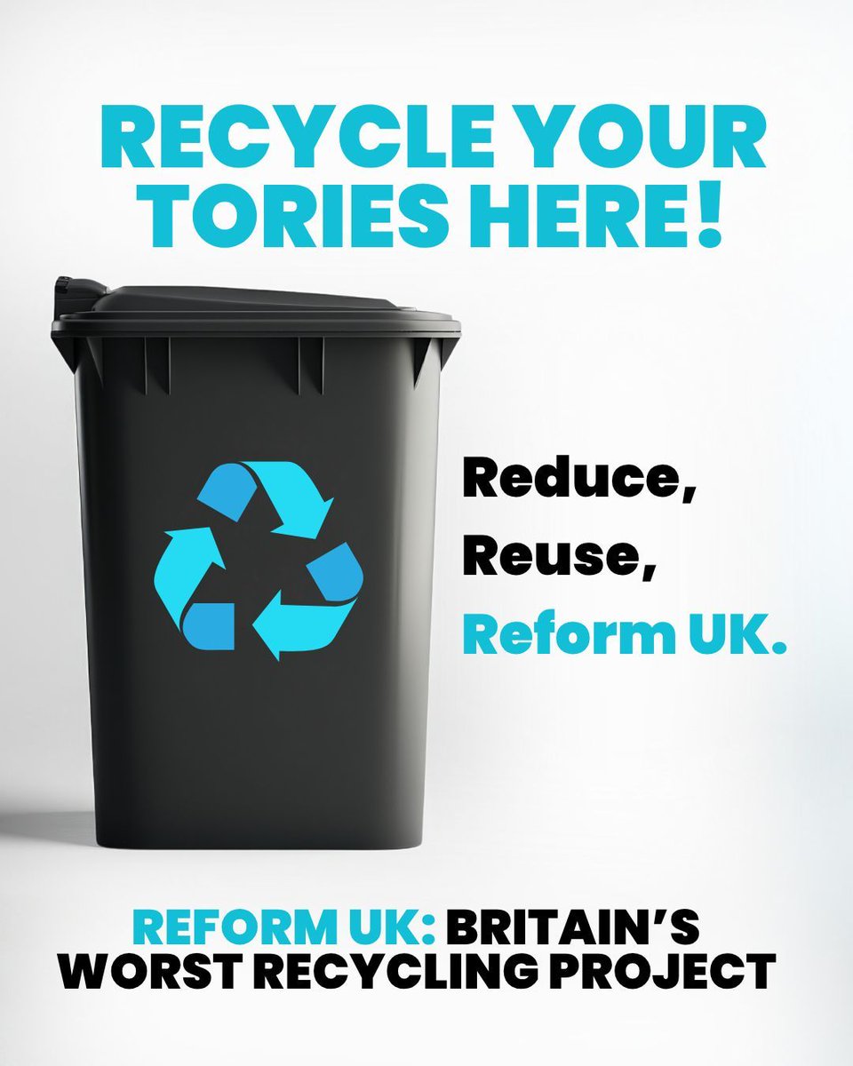 Reform pretend they offer change, but they’re just a bunch of Tories jumping from a sinking ship.