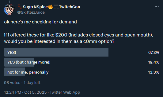 woAH HAHA OK-- HEARD YOU!