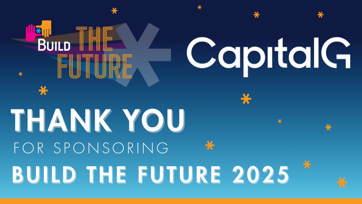 BUILDNational's tweet image. We are thrilled to have @CapitalG as a sponsor of BUILD The Future! Their help empowers students to become the CEOs of their own lives, equipping them with entrepreneurial skills and mindsets.💡
💡

#youthleadership #edutech #education #youthleadership #entrepreneurship