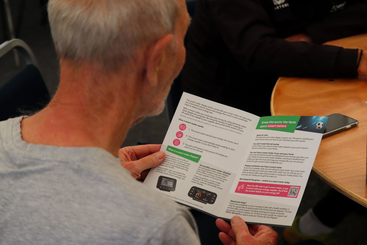MTFC_CT's tweet image. #AD
Our Walking Football participants have been learning how #smartmeters can help them take control of their energy use this winter. ❄️💡
Thanks to @EFL and @SmartEnergyGB, the #SmartEFLCommunities campaign is helping communities like ours make smarter, greener choices every…