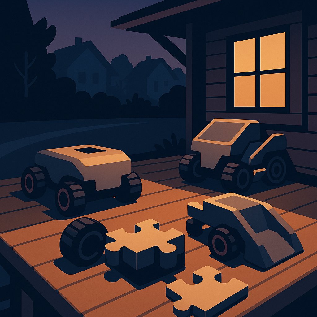 WoodringCa76467's tweet image. Day 22
Trust is modular: APIS lets you start small—mowing, then snow, then deliveries. No lock-in, no surprises. Build what your block needs, with locals leading. Tech or DIY for you? #ModularRobotics #CommunityTech